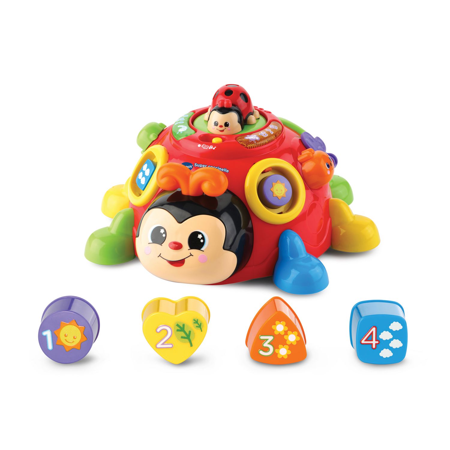 Vtech super coccinelle des formes bleu