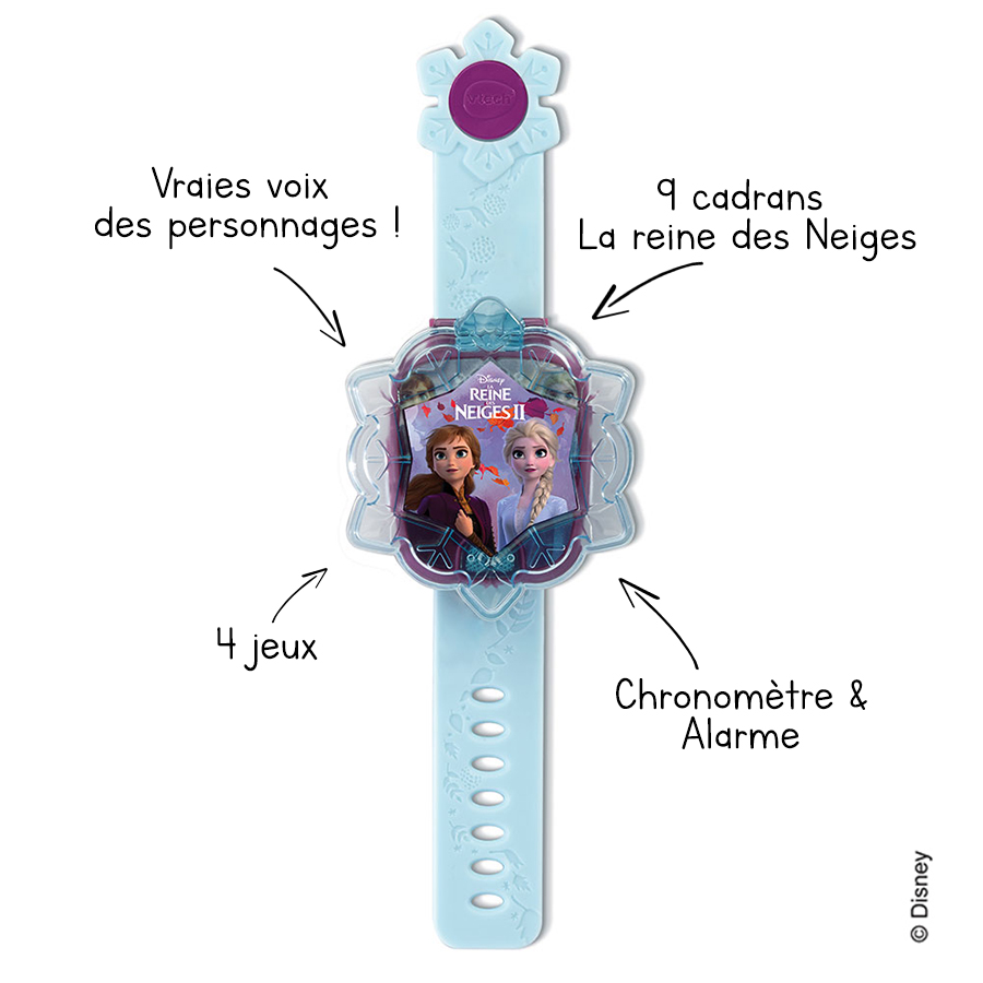 Vtech montre jeu interactive reine des neiges II