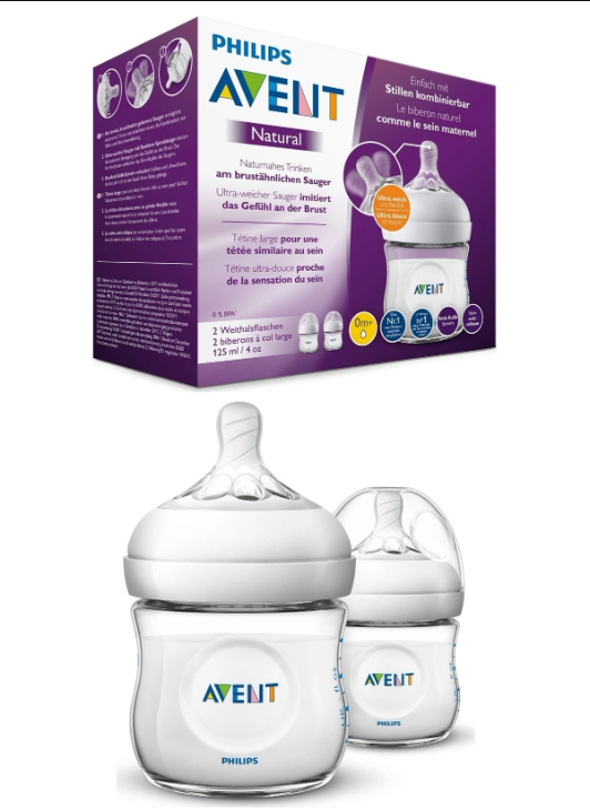 AVENT 2 BIBERON NATUREL 125 ML