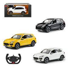 RASTAR PORSHE CAYENNE TURBO JAUNE 1/14