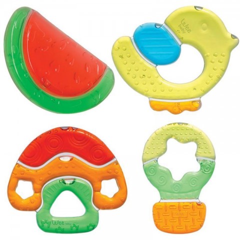 WEE BABY ANNEAU DE DENTITION COLORE EN SILICONE