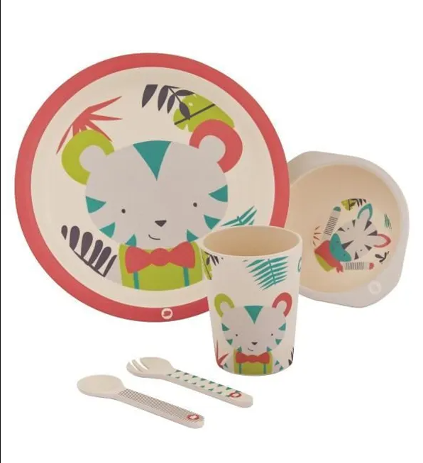 BEBE CONFORT COFFRET REPAS EN FIBRE DE BAMBOU