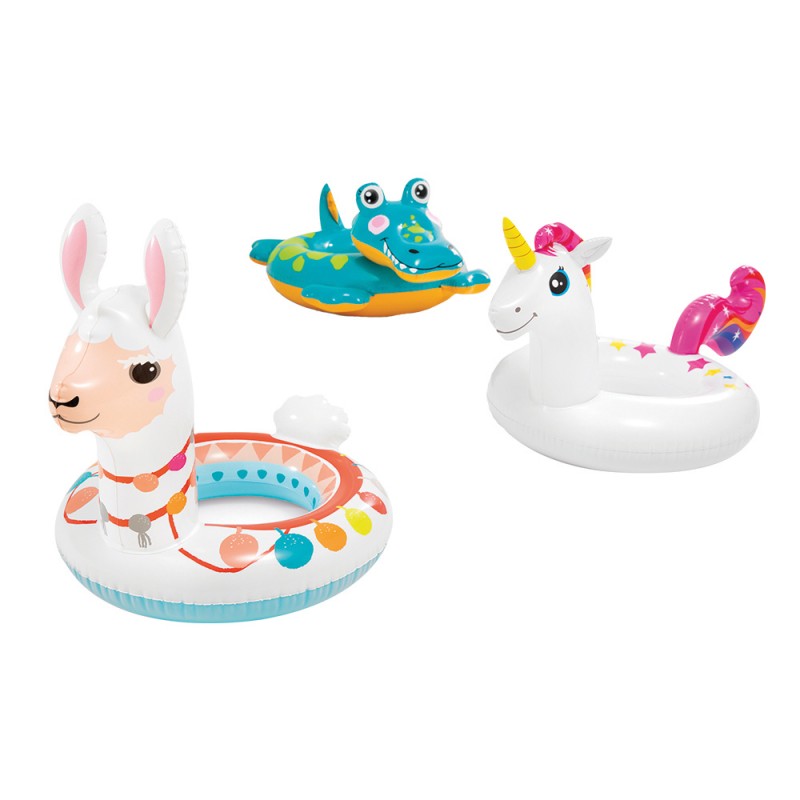 INTEX GRANDE BOUEE TETE ANIMAL 71/56 CM