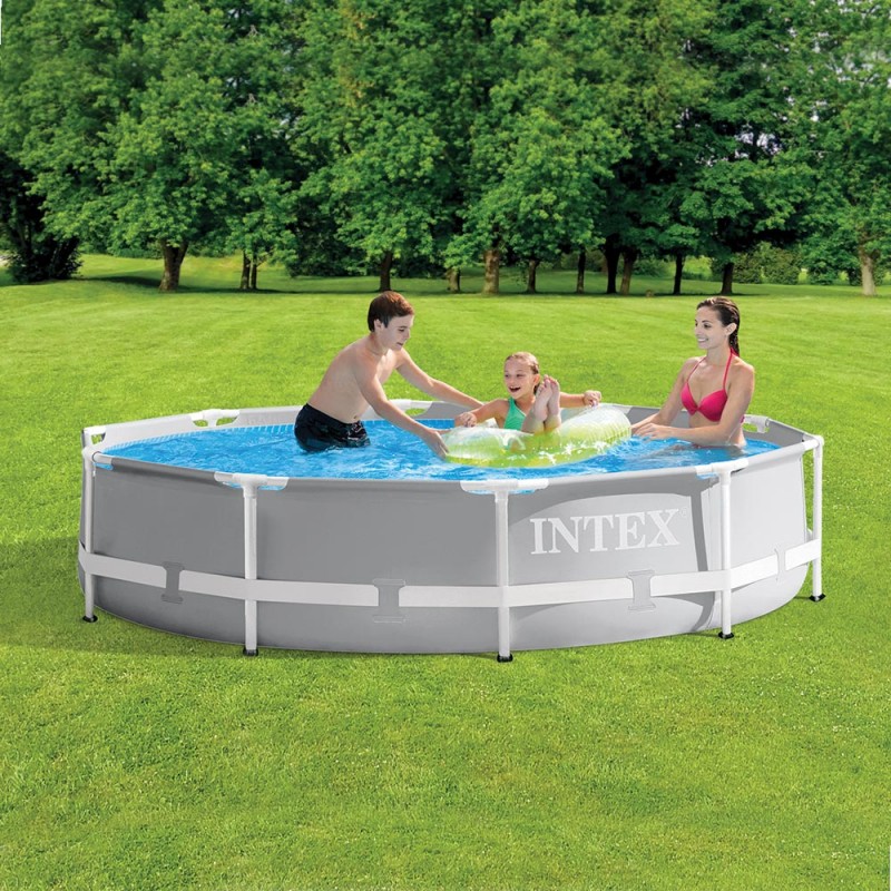 INTEX PISCINE OVAL AVEC MOTEUR PREMIUM 305/76