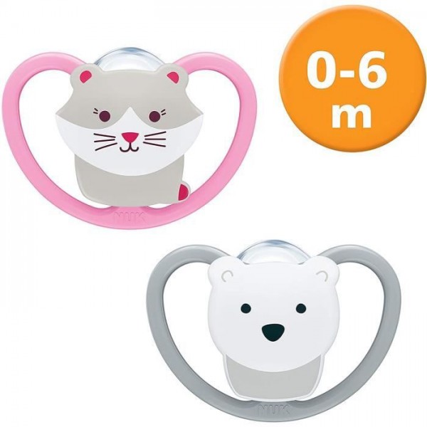 NUK NEW SUCETTE PHYSIO SILICONE SPACE 0-6M