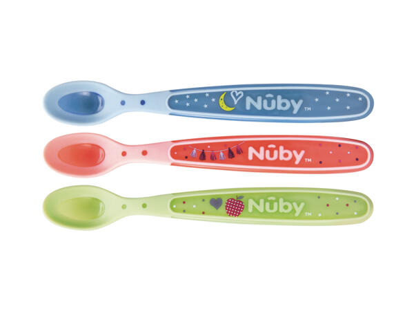 NUBY CUILLERES THERMOSENSIBLES LITTLE MOMENTS 3M+