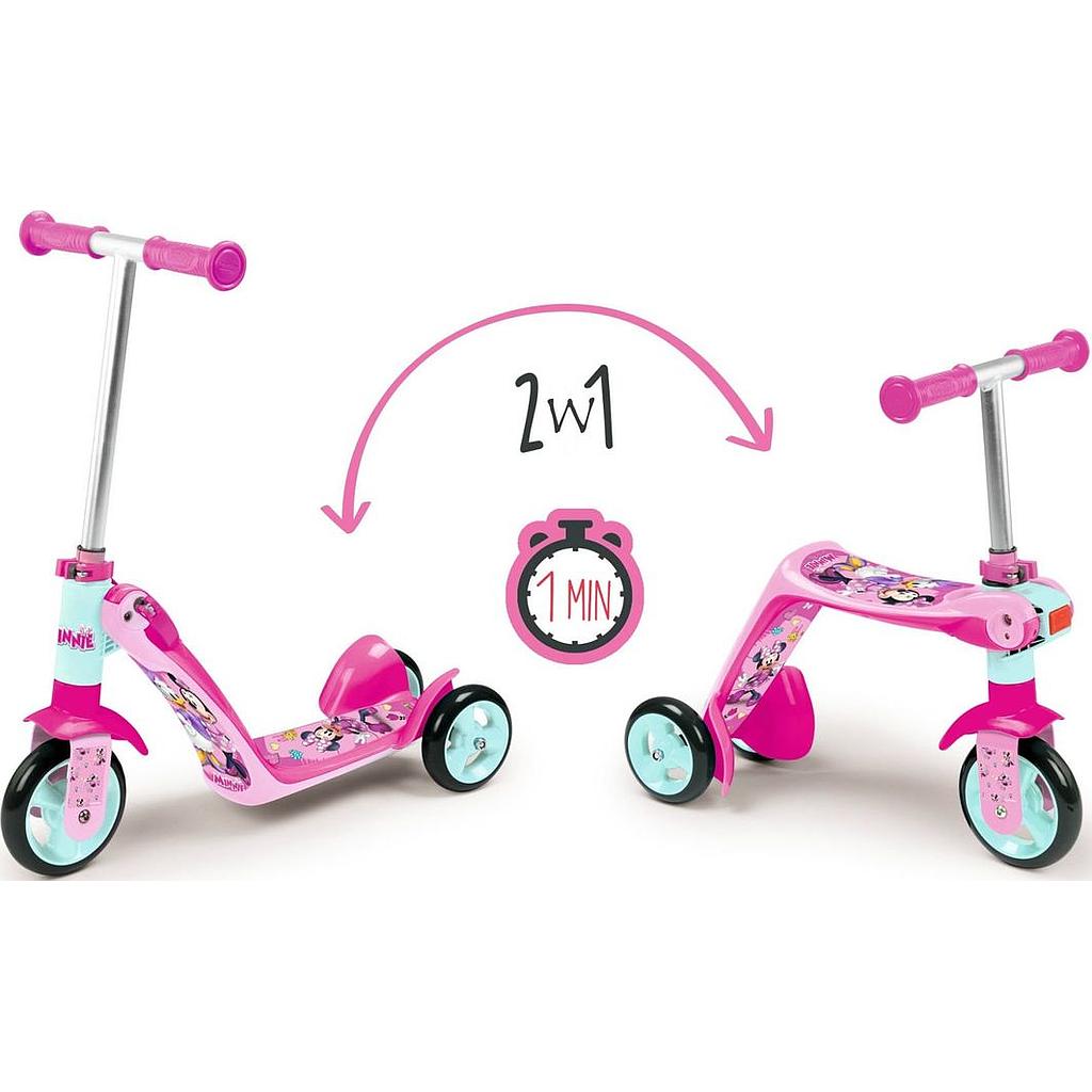 SMOBY MINNIE 2EN1 REVERSIBLE SCOOTER