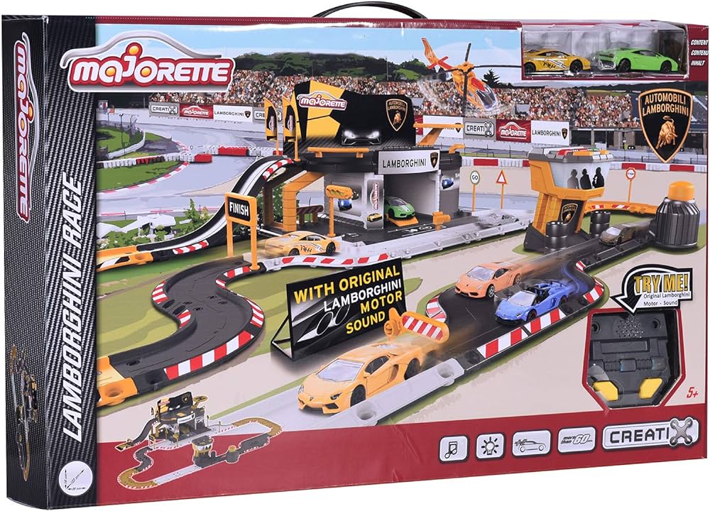 MAJORETTE CREATIX LAMBORGHINI + 2 CARS