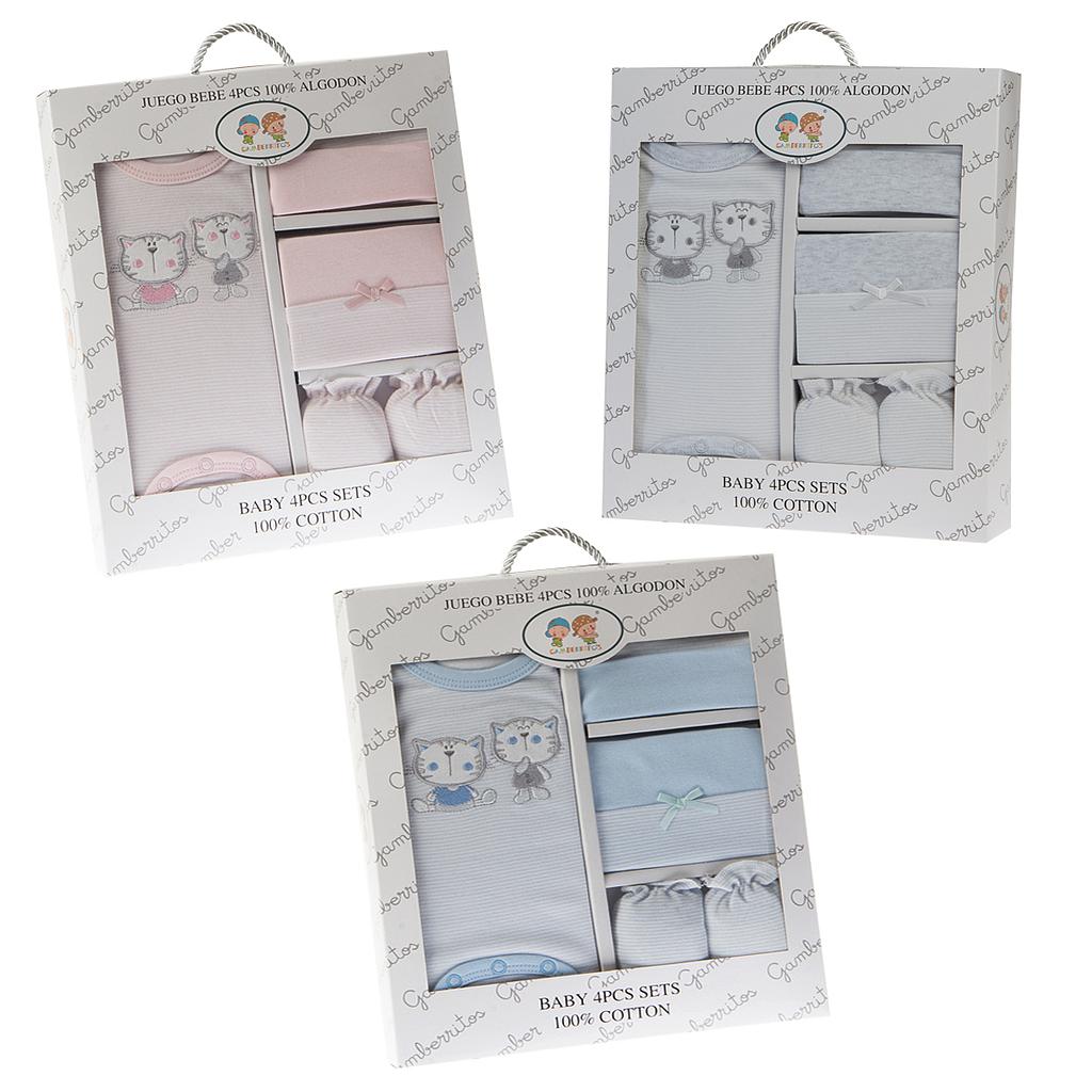 GAMBERRITOS COFFRET NAISSANCE 4 PCS