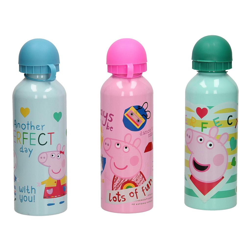 KIDS PEPPA PIG BOUTEILLE D'EAU EN ALUMINIUM