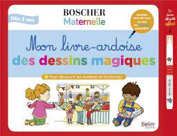 LIVRE ARDOISE DES DESSINS MAGIQUES
