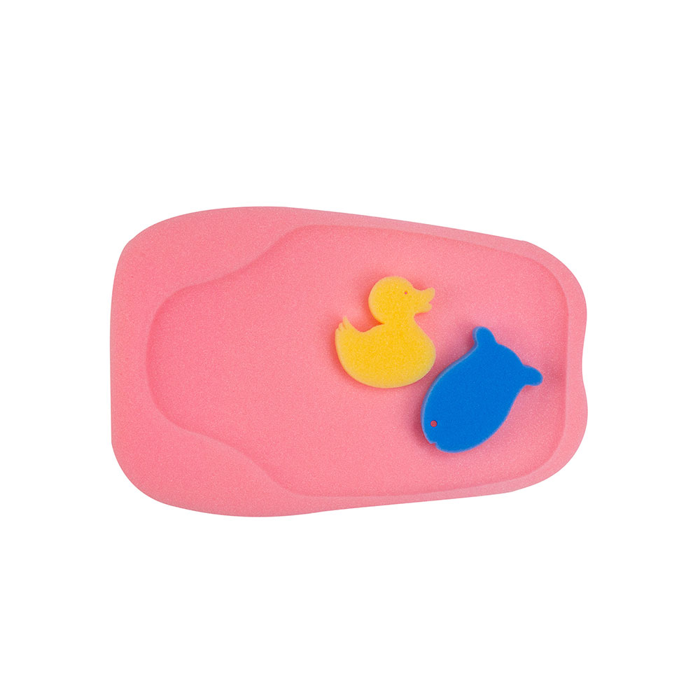 BEBEKEVI EPONGE DE BAIGNOIRE ROSE
