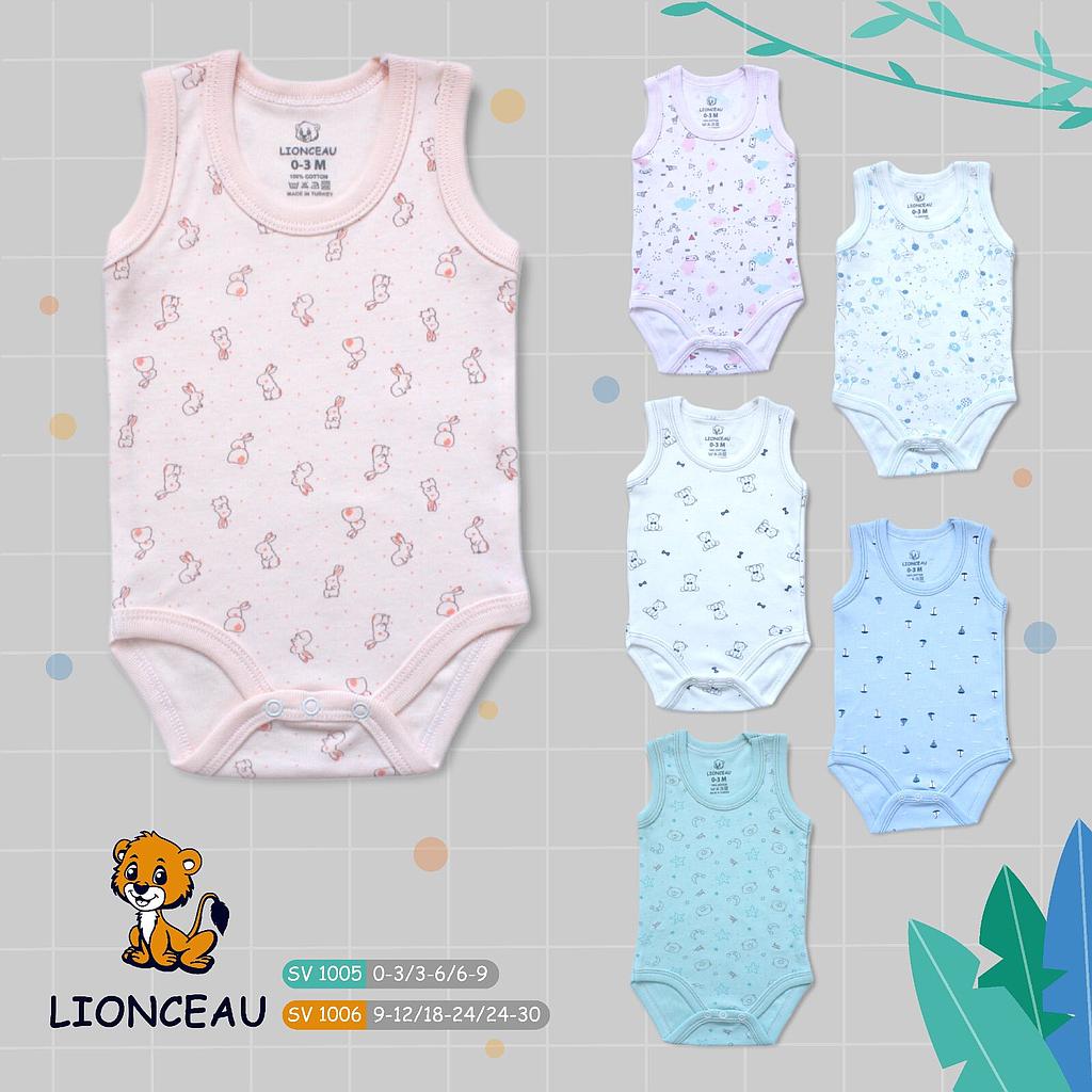 LIONCEAU BODY SANS MANCHE 0-9 MOIS