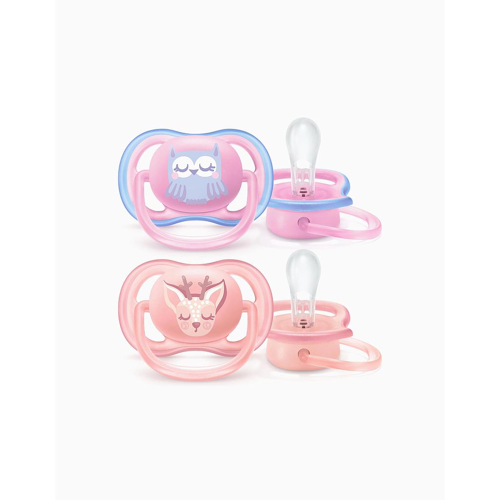 AVENT 2 SUCETTES ULTRA AIR 0-6M