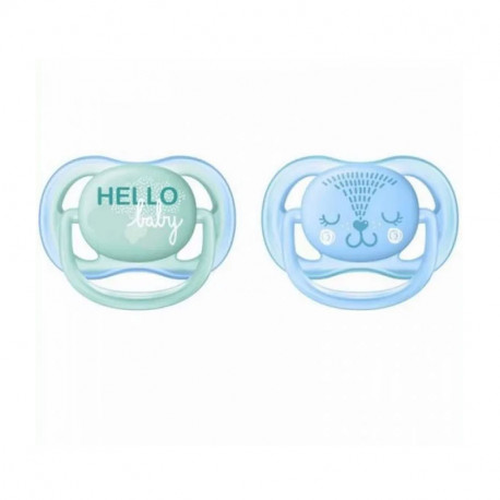 AVENT 2 SUCETTES ULTRA AIR 0-6M