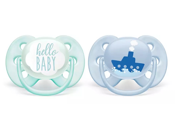 AVENT 2 SUCETTES ULTRA SOFT 0-6M