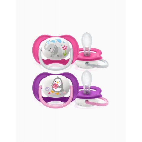 AVENT SUCETTE ULTRA AIR ANIMALS 6-18 MOIS