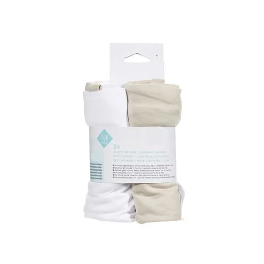 TEX BABY 2 DRAPS HOUSSE 120X60 CM