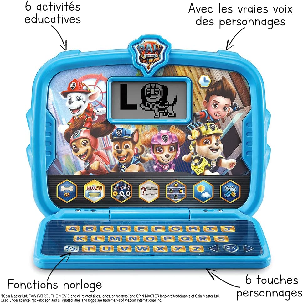VTECH MON ORDI TABLETTE EDUCATIF PAW PATROL