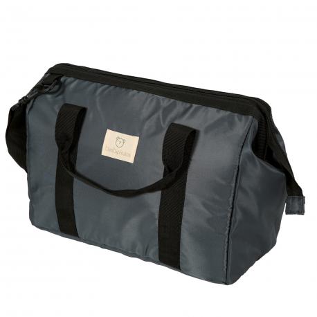 PIRULOS SAC MAMAN + TAPIS A LANGER GRIS/NOIR