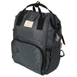 BIMBIPIRULOS SAC A DOS MAMAN GRIS FONCÉ