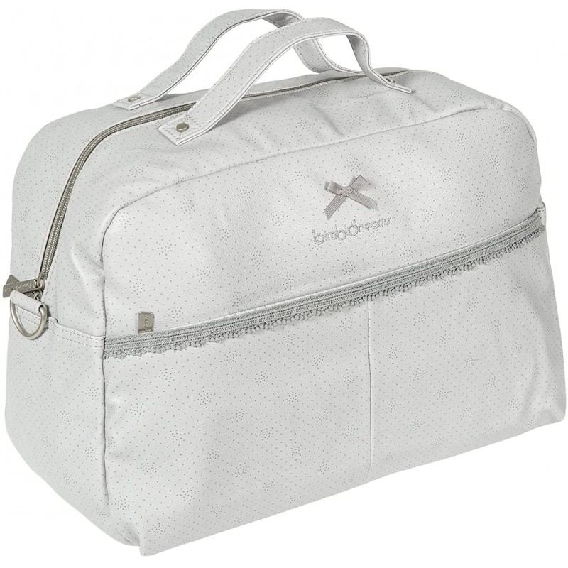 BIMBIDREAMS SAC MAMAN + TAPIS A LANGER GRIS