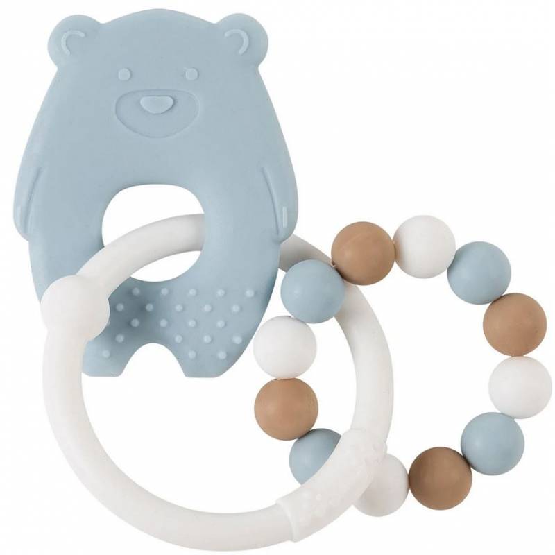 NATTOU ANNEAU DE DENTITION OURS BLEU