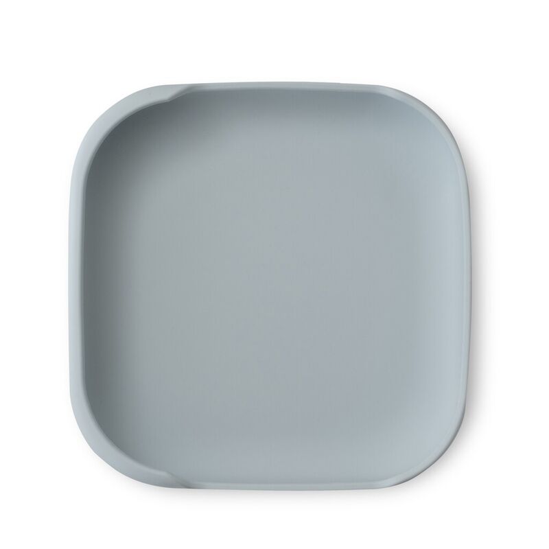 INTERBABY ASSIETTE VENTOUSE EN SILICONE BLEU