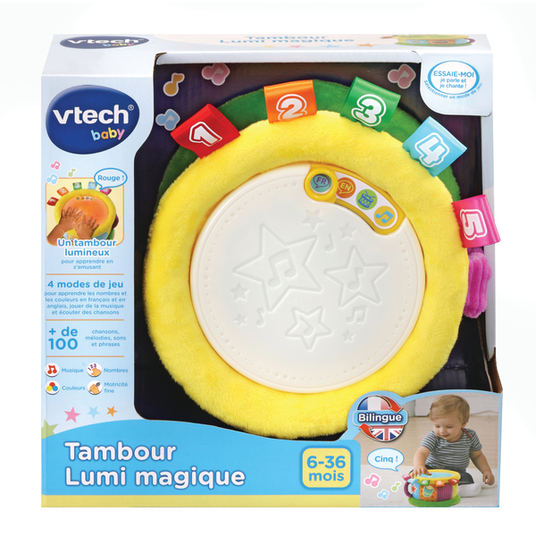 VTECH TAMBOUR LUMI MAGIQUE