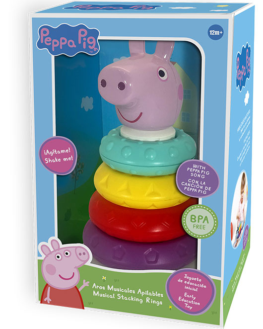 Cerceaux Musicaux Empilables Peppa Pig
