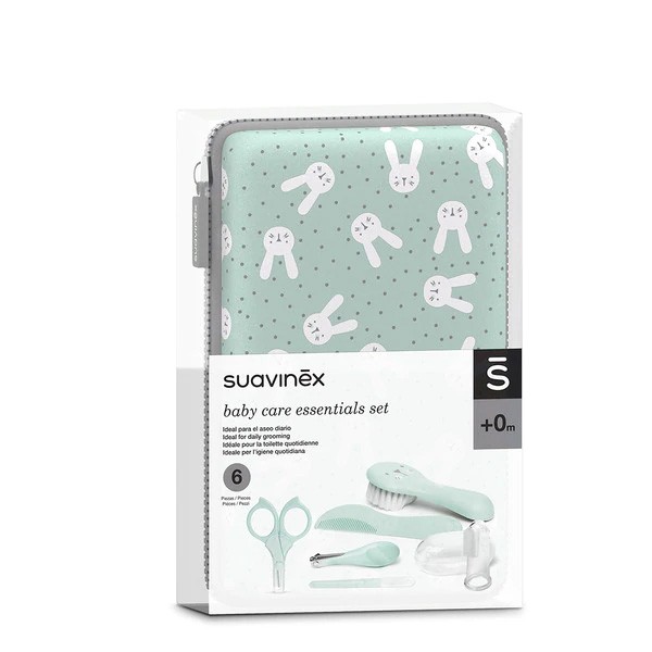 SUAVINEX TROUSSE DE TOILETTE 0M+ 6PCS VERT