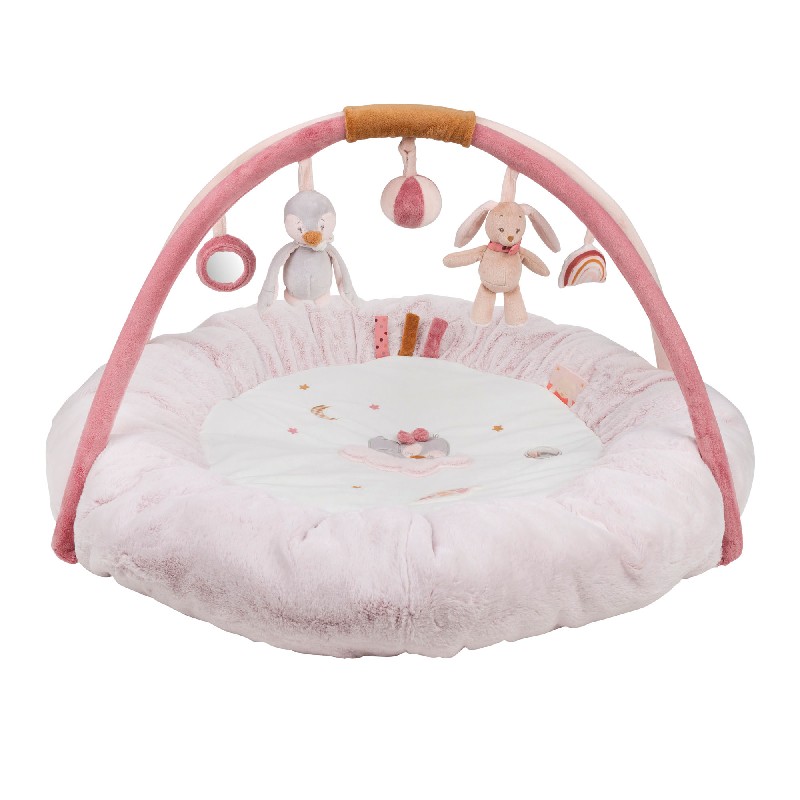 NATTOU TAPIS D'EVEIL PAULINE &amp; SASHA 87x87x 52 cm