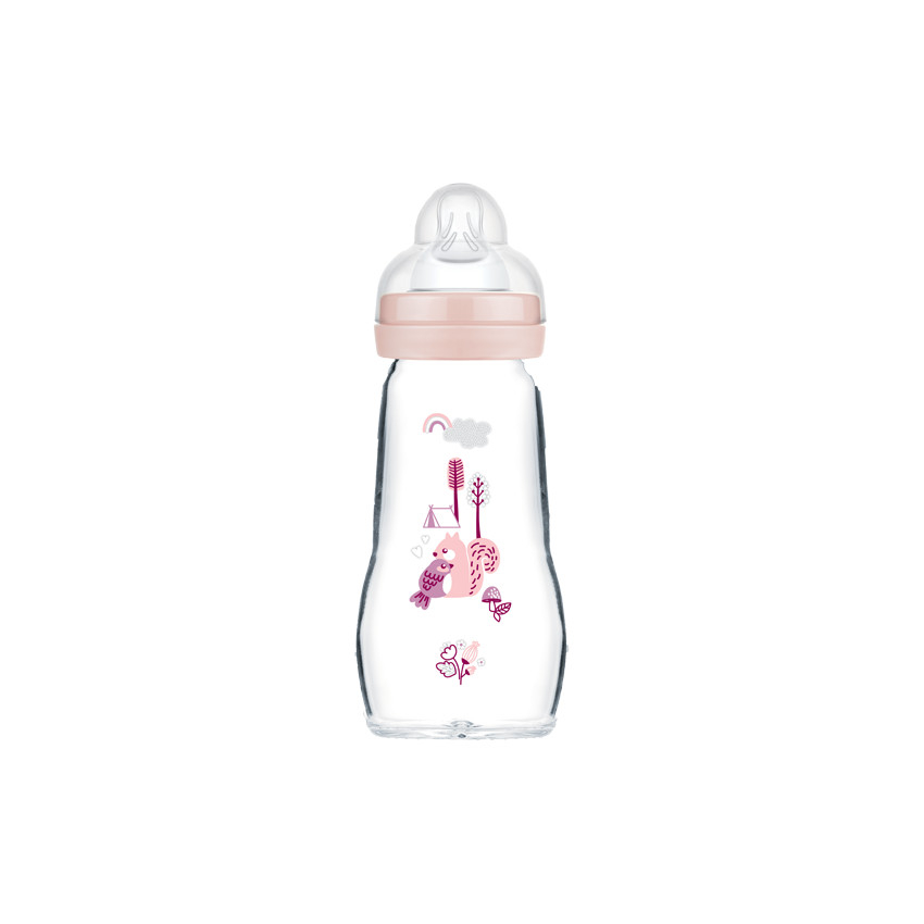 MAM BIBERON EN VERRE PREMIUM 260 ML 2M+