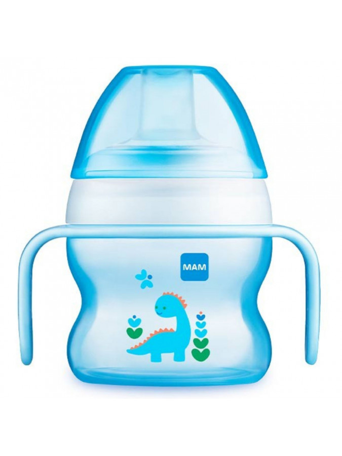 MAM TASSE A BEC SOUPLE 150ML 6M+ BLEU