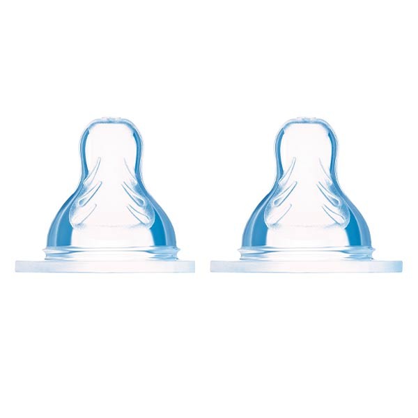 MAM 2 TETINES EN SILICONE 6M+ DEBIT X