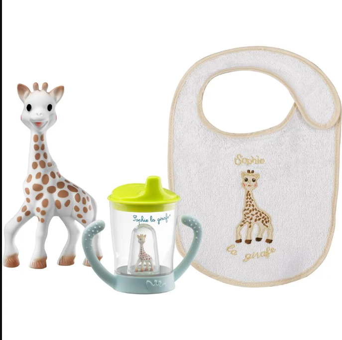 SOPHIE LA GIRAFE SET TASSE ANTI-FUITE