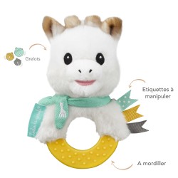 SOPHIE LA GIRAFE HOCHET PELUCHE A MORDILLER