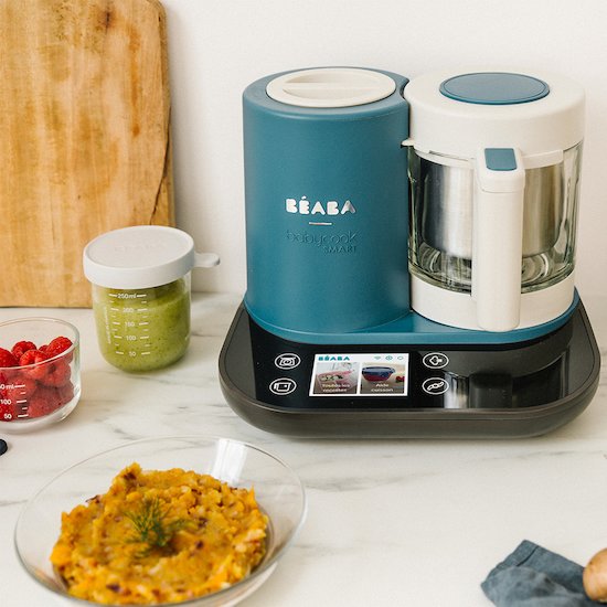 BEABA ROBOT CUISEUR BABYCOOK SMART BLEU