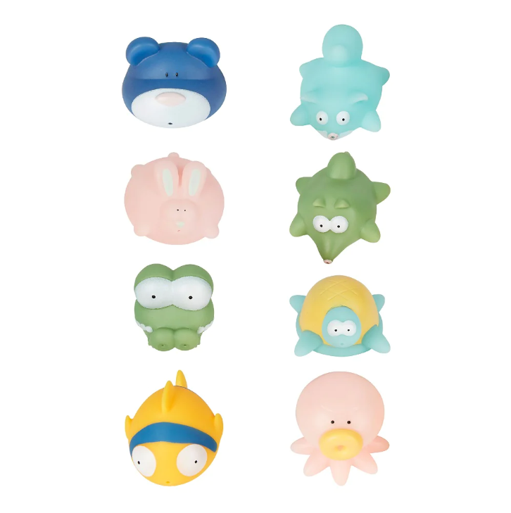 BADABULLE JOUETS DE BAIN RIGOLOS SPLASH X10