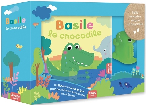 AUZOU LIVRE DE BAIN BASILE LE CROCODILE