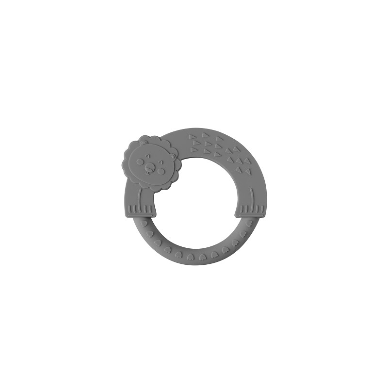 INTERBABY ANNEAU DE DENTITION SILICONE GRIS