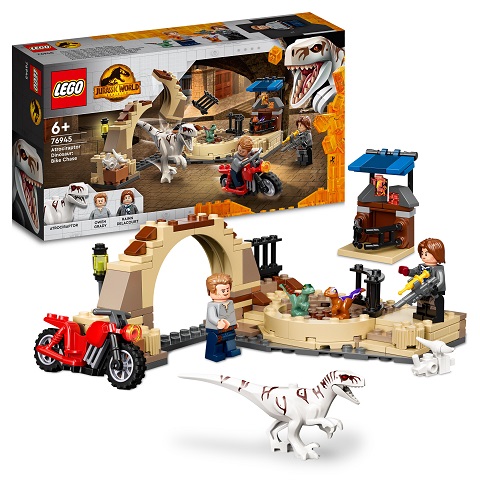 LEGO Atrociraptor Dinosaur: Bike Chase