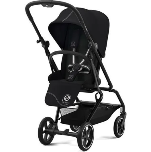 CYBEX POUSSETTE EEZY TWIST+ 2 SLV B MOON BLACK BLACK