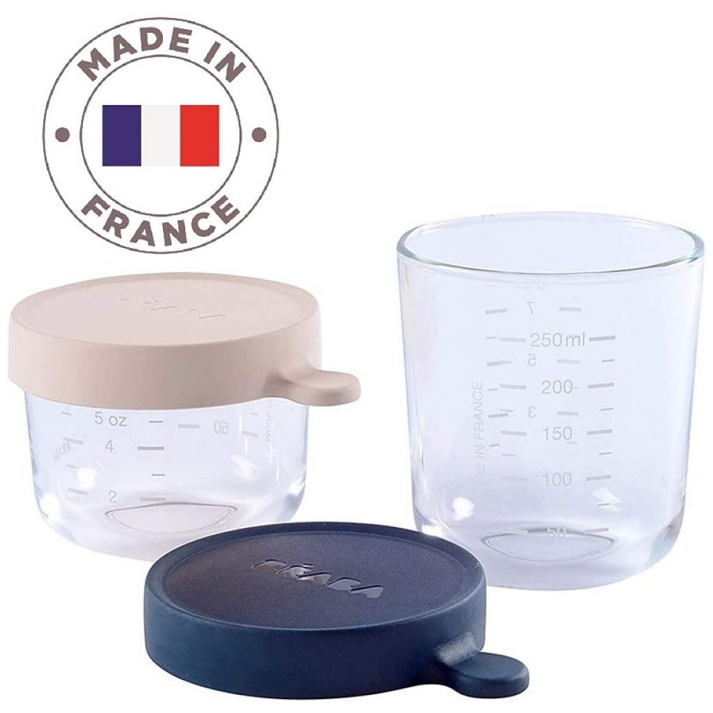 BEABA COFFRET 2 PORTIONS EN VERRE 150ML + 250 ML
