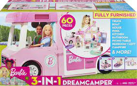 BARBIE CAMPING CAR 3 EN 1
