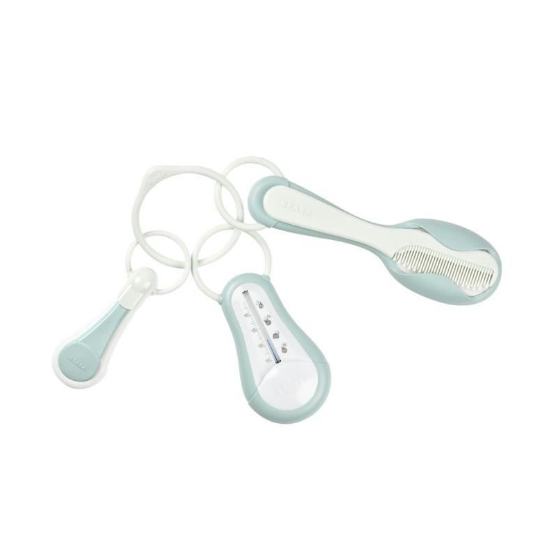 BEABA SET ACCESOIRES DE TOILETTE VERT-BLEU