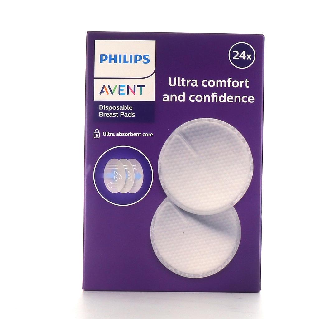 AVENT COUSSINETS D'ALLAITEMENT JETABLE 24 PCS
