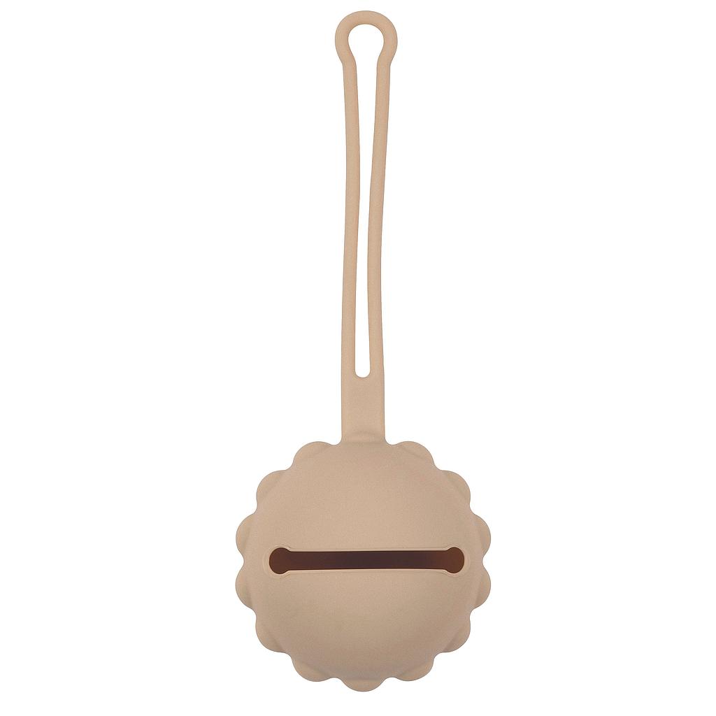 NATTOU ETUI A SUCETTE EN SILICONE BEIGE