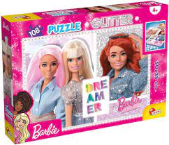 LUSCIANI PUZZLE BARBIE GLITTER 108 PCS