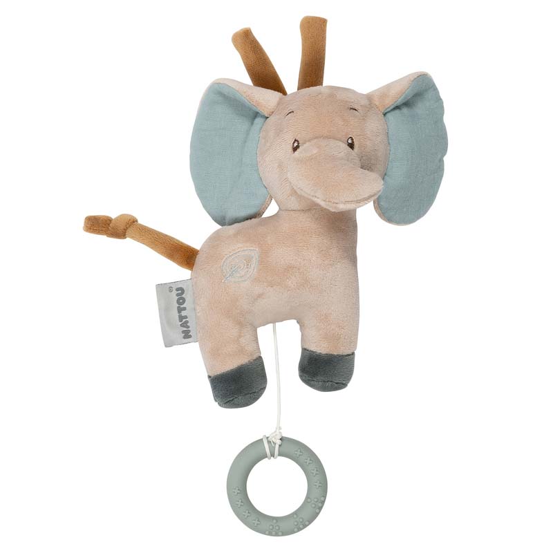 NATTOU MINI PELUCHE MUSICALE AXEL ELEPHANT AXEL &amp; LUNA